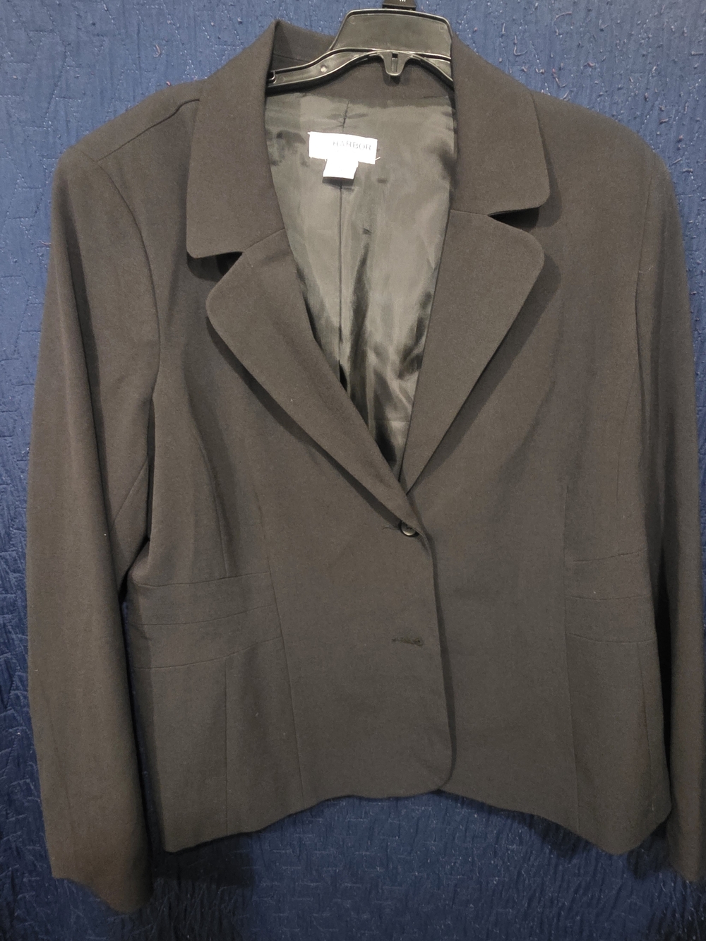 Sag Harbor Black Tailored Blazer